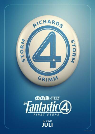 Filmplakat The Fantastic Four: First Steps